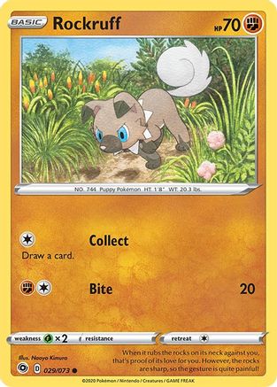 [PKM] Rockruff (029/073) [Sword & Shield: Champion's Path]