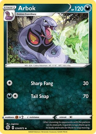 [PKM-C] Arbok (034/073) [Sword & Shield: Champion's Path]