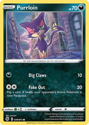 [PKM] Purrloin (039/073) [Sword & Shield: Champion's Path]