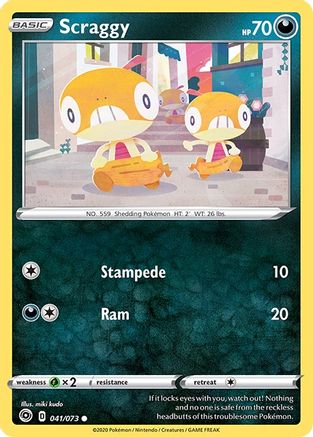 [PKM] Scraggy (041/073) [Sword & Shield: Champion's Path]