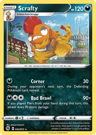 [PKM-R] Scrafty (042/073) [Sword & Shield: Champion's Path]