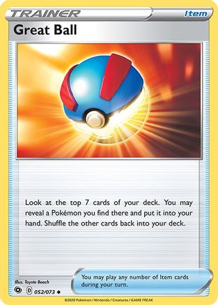 [PKM] Great Ball (052/073) [Sword & Shield: Champion's Path]