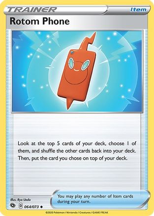 [TR] Rotom Phone (064/073) [Sword & Shield: Champion's Path]