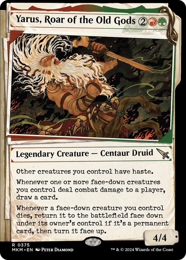{@R} Yarus, Roar of the Old Gods (Showcase) [Murders at Karlov Manor][MKM 375]