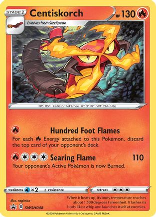 [PKM] Centiskorch (SWSH048) [Sword & Shield: Black Star Promos]