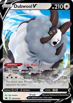 [PKM-R] Dubwool V (SWSH049) [Sword & Shield: Black Star Promos]