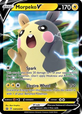 [PKM] Morpeko V (SWSH056) [Sword & Shield: Black Star Promos]