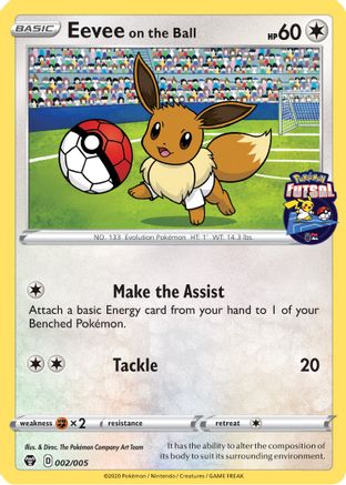 [PKM] Eevee on the Ball (002/005) [Miscellaneous Cards & Products]