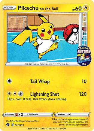 [PKM] Pikachu on the Ball (001/005) [Miscellaneous Cards & Products]