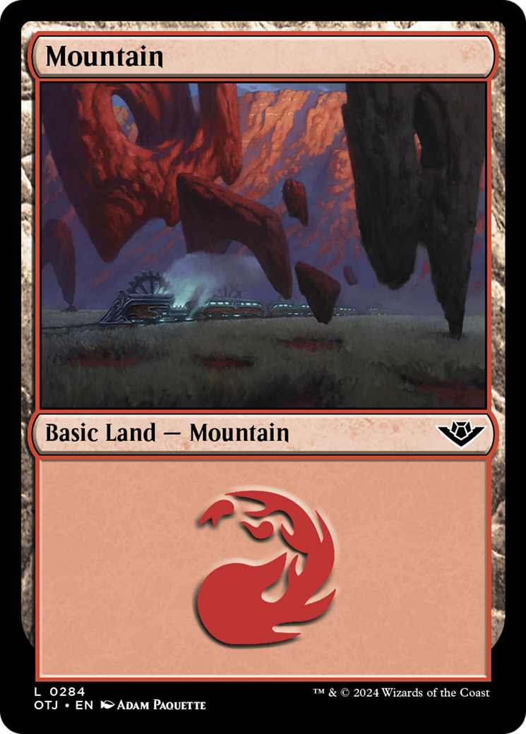 {B}[OTJ 284] Mountain (0284) [Outlaws of Thunder Junction]