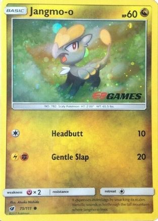 [PKM] Jangmo-o (75/111) (Cosmos Holo) (EB Games Promo) [Sun & Moon: Crimson Invasion]