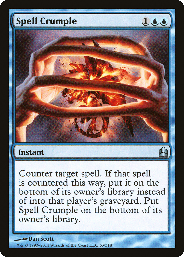 {C} Spell Crumple [Commander 2011][CMD 063]