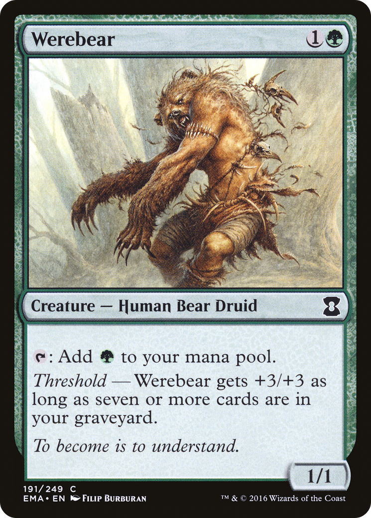 {C} Werebear [Eternal Masters][EMA 191] - Misty Mountain Games