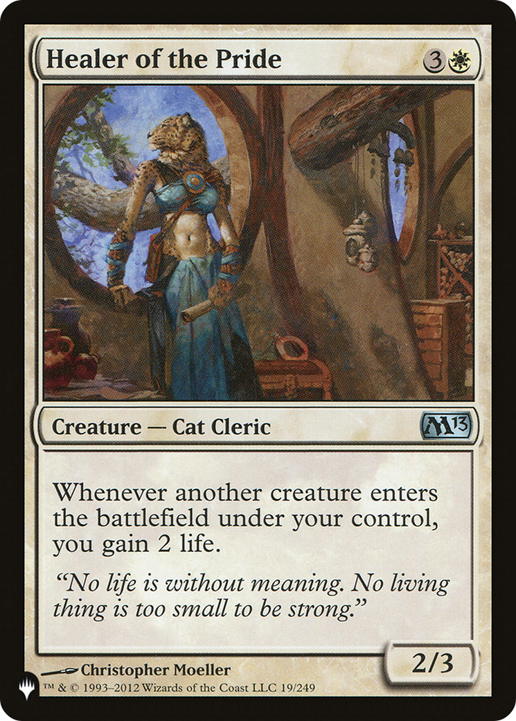 Healer of the Pride [LIST 19/249]