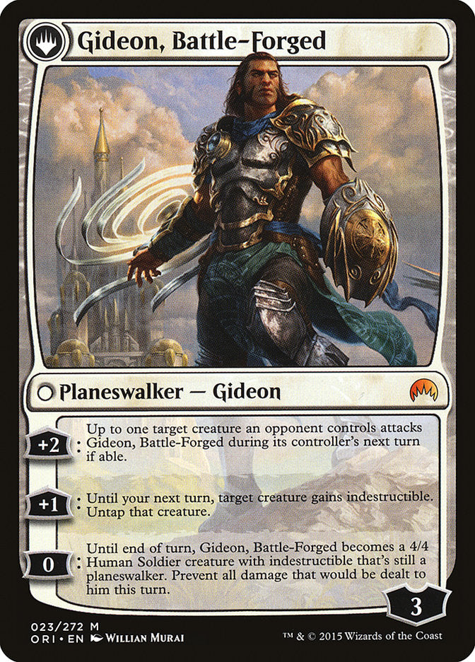 {R} Kytheon, Hero of Akros // Gideon, Battle-Forged [Magic Origins][ORI 023]
