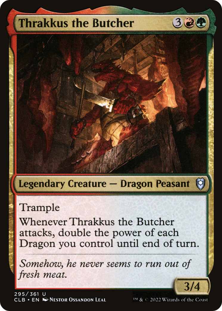 {C} Thrakkus the Butcher [Commander Legends: Battle for Baldur's Gate][CLB 295]