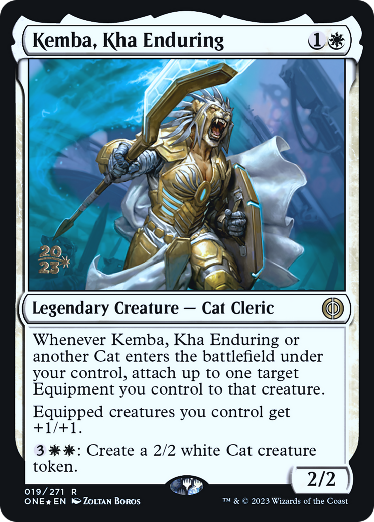 {R} Kemba, Kha Enduring [Phyrexia: All Will Be One Prerelease Promos][PR ONE 019]