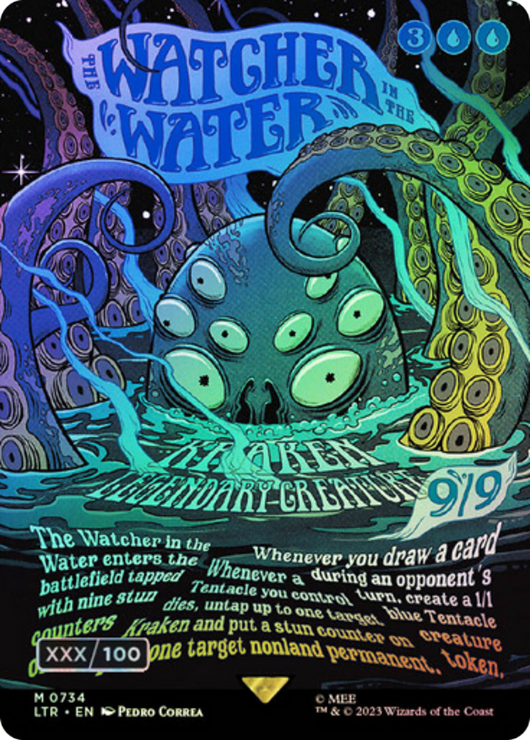 {R} The Watcher in the Water (Borderless Poster) (Serialized) [The Lord of the Rings: Tales of Middle-Earth][SR LTR 734]