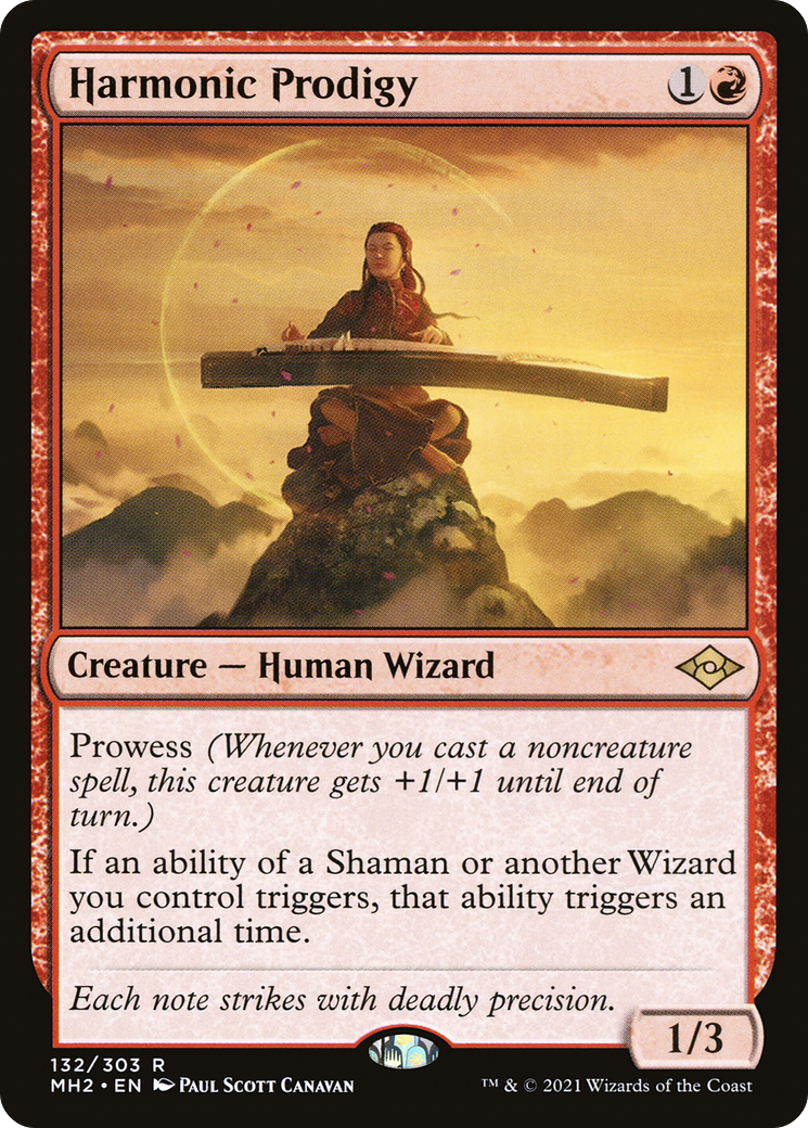 {R} Harmonic Prodigy (Foil) [Modern Horizons 2] [MH2 132]