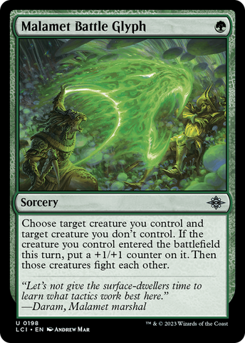 {@C} Malamet Battle Glyph [The Lost Caverns of Ixalan][LCI 198]