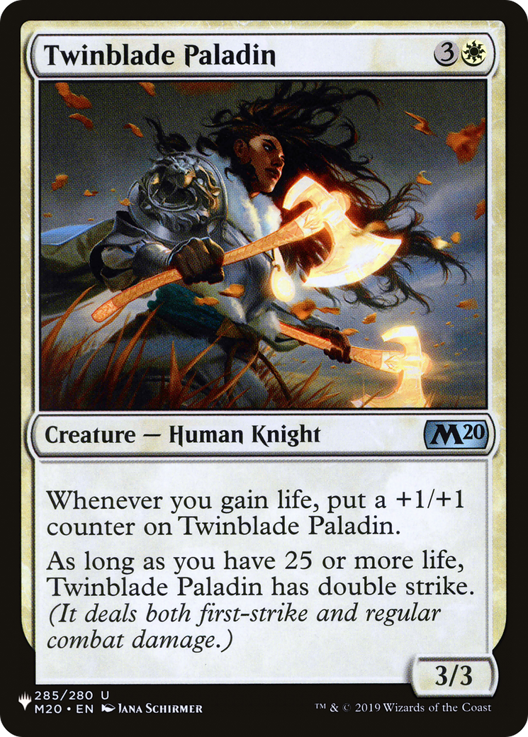 Twinblade Paladin [LIST 285/280]