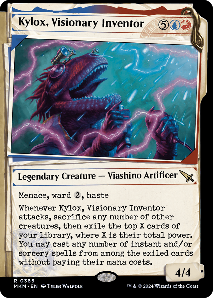{@R} Kylox, Visionary Inventor (Showcase) [Murders at Karlov Manor][MKM 365]