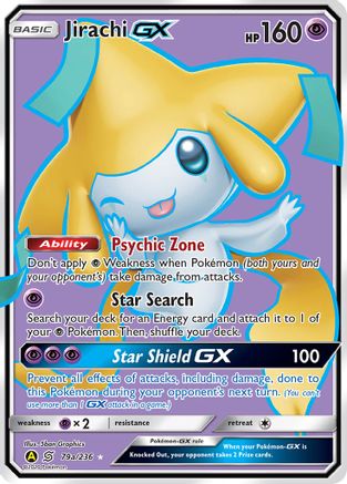 [PKM] Jirachi GX (79a/236) [Alternate Art Promos]