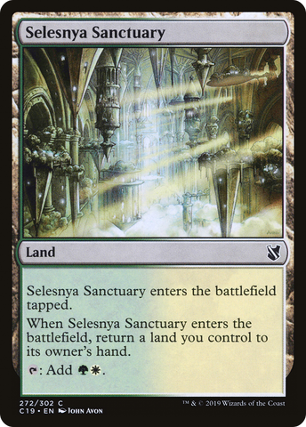 {C} Selesnya Sanctuary [Commander 2019][C19 272]