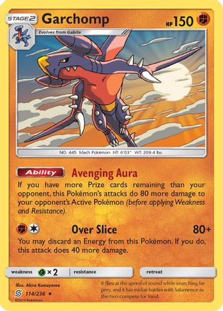 [PKM] Garchomp (114/236) (Theme Deck Exclusive) [Sun & Moon: Unified Minds]