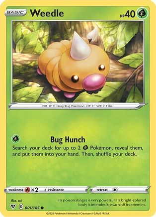 [PKM] Weedle (001/185) [Sword & Shield: Vivid Voltage]