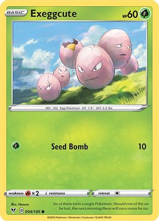 [PKM] Exeggcute (004/185) [Sword & Shield: Vivid Voltage]