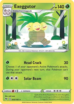 [PKM-R] Exeggutor (005/185) [Sword & Shield: Vivid Voltage]