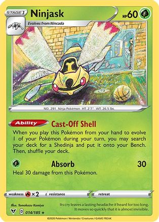 [PKM] Ninjask (014/185) [Sword & Shield: Vivid Voltage]