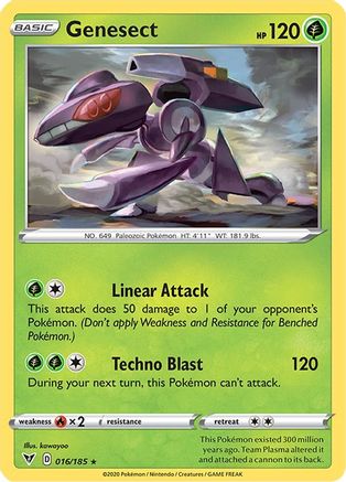 [PKM-R] Genesect (016/185) [Sword & Shield: Vivid Voltage]