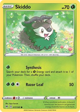 [PKM] Skiddo (017/185) [Sword & Shield: Vivid Voltage]