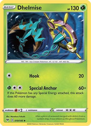 [PKM] Dhelmise (019/185) [Sword & Shield: Vivid Voltage]