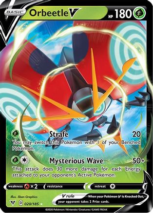[PKM-R] Orbeetle V (020/185) [Sword & Shield: Vivid Voltage]