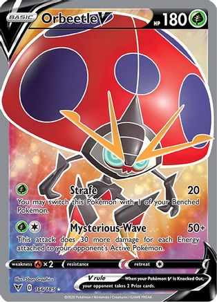 [PKM-R] Orbeetle V (166/185) [Sword & Shield: Vivid Voltage]