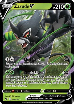 [PKM-R] Zarude V (022/185) [Sword & Shield: Vivid Voltage]