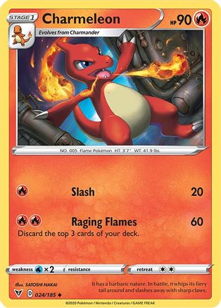 [PKM] Charmeleon (024/185) [Sword & Shield: Vivid Voltage]