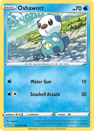 [PKM] Oshawott (033/185) [Sword & Shield: Vivid Voltage]