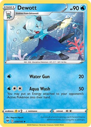 [PKM] Dewott (034/185) [Sword & Shield: Vivid Voltage]