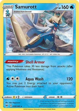 [PKM] Samurott (035/185) [Sword & Shield: Vivid Voltage]