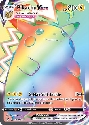[PKM] Pikachu VMAX (188/185) [Sword & Shield: Vivid Voltage]