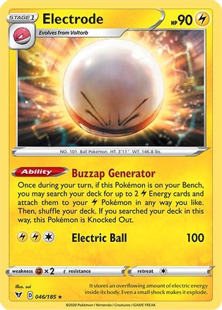 [PKM-R] Electrode (046/185) [Sword & Shield: Vivid Voltage]
