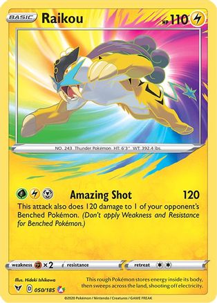 [PKM] Raikou (050/185) [Sword & Shield: Vivid Voltage]