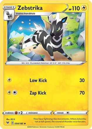 [PKM] Zebstrika (054/185) [Sword & Shield: Vivid Voltage]