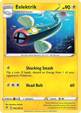 [PKM] Eelektrik (058/185) [Sword & Shield: Vivid Voltage]