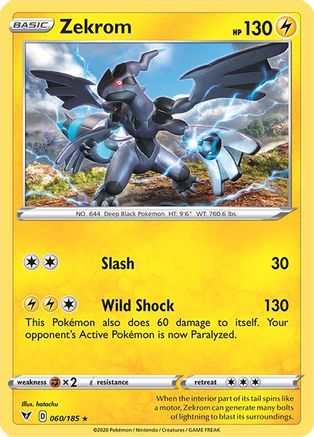 [PKM-R] Zekrom (060/185) [Sword & Shield: Vivid Voltage]