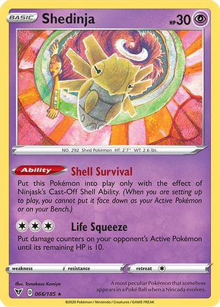 [PKM-R] Shedinja (066/185) [Sword & Shield: Vivid Voltage]